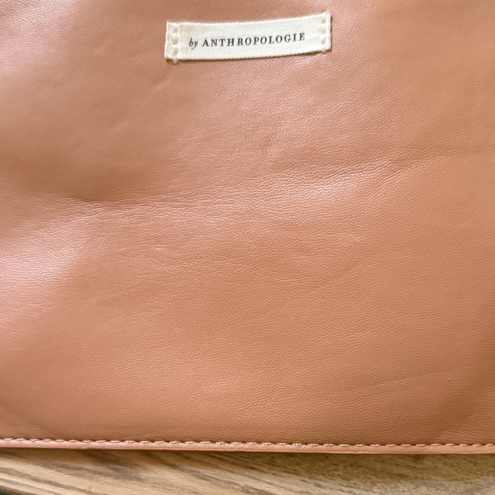 Anthropologie Camel Leather bag